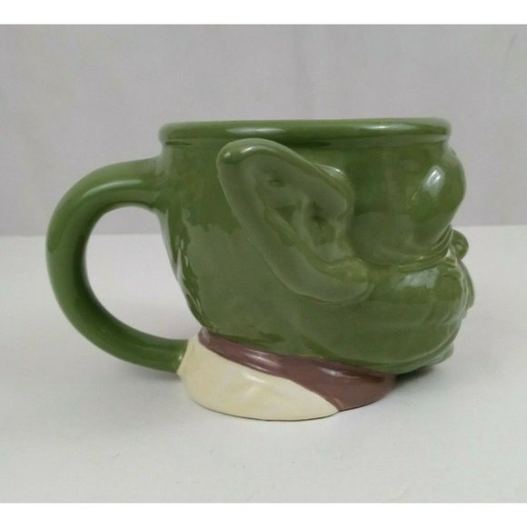 Star Wars Galerie Yoda Sculpted Large 3D Face Return of the Jedi Coffee Cup - Picture 2 of 7